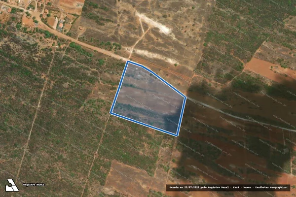 Imagem de satélite de FAZENDA SENINHA - PARCELA 01 em Irecê - BA