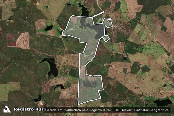 Imagem de satélite de SÍTIO RECREIO ? LOTE 0762 - Parte 1 em Milhã - CE