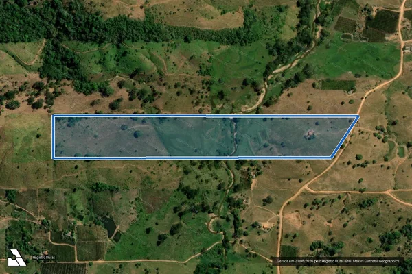 Imagem de satélite de SÍTIO SENHOR BOM JESUS - Nova Brasilândia D Oeste - LOTE 49-B em São Miguel do Guaporé - RO