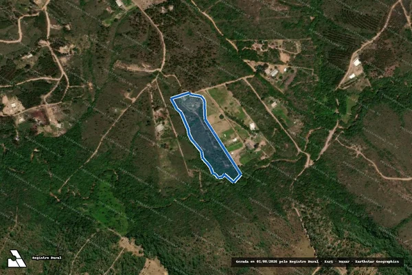 Imagem de satélite de Fazenda Pintos e outras - Fazenda Pintos e outras ? Gleba 37 em Santo Antônio do Descoberto - GO