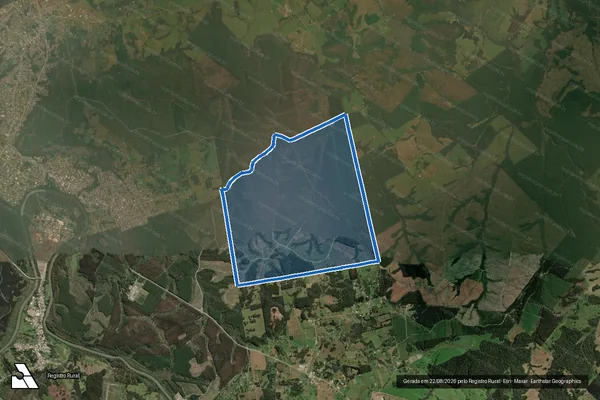 Imagem de satélite de Fazenda Cavazotti - Gleba 02 em Otacílio Costa - SC