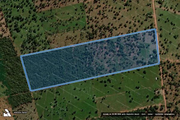 Imagem de satélite de P.A. MONJOLINHO - Lote 105 em Anastácio - MS