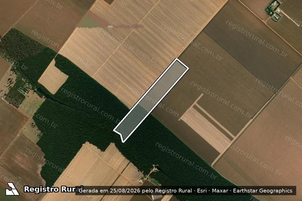 Imagem de satélite de FAZENDA NIVA - Parte 1 em Nova Mutum - MT