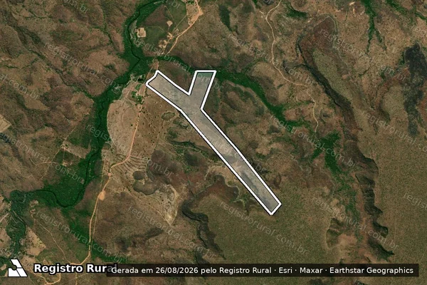 Imagem de satélite de Fazenda Malhada da Areia - Parte 2 em Uruçuí - PI