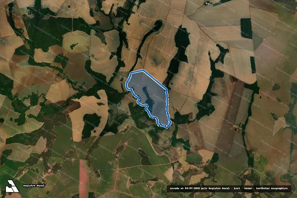 Imagem de satélite de FAZENDA ESTREITO PONTE DE PEDRAS PONTAL - Parte 1 em Rio Verde - GO