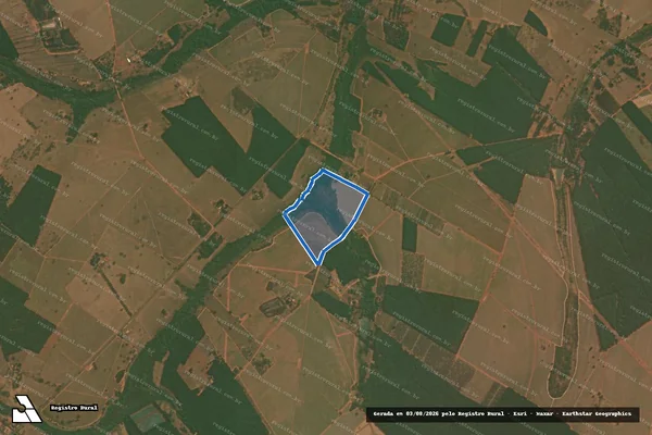 Imagem de satélite de Chácara da Fartura - Parte 1 em Bálsamo - SP