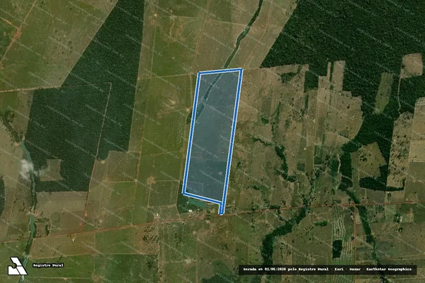 Imagem de satélite de LOTE 115 - A, GLEBA 04 - UATURUMBÓ - LOTE 115-REM em Castanheiras - RO