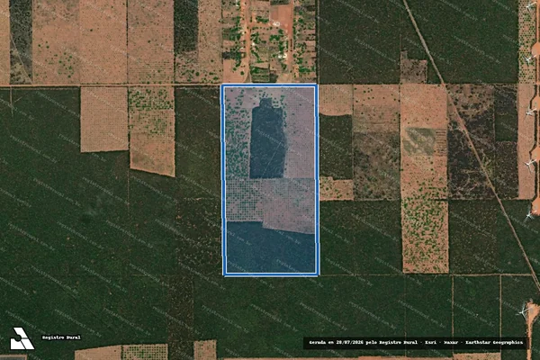 Imagem de satélite de Vila Acre ? Lote 08 - Parte 1 em Serra do Mel - RN