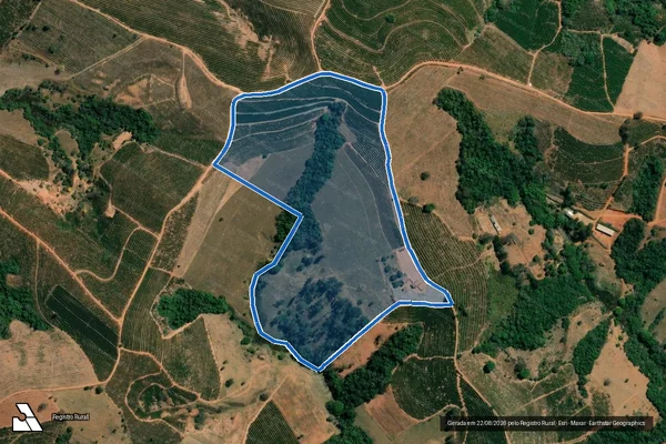 Imagem de satélite de SITIO LAVRINHA - PARCELA 01 em Nepomuceno - MG