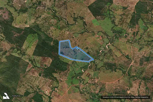 Imagem de satélite de FAZENDA ENGENHO DE SANTANA Q-1 - FAZENDA ENGENHO DE SANTANA Q-1 em Hidrolina - GO