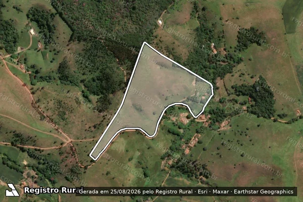 Imagem de satélite de Sitio Palmeiras - Parte 1 em Cunha - SP