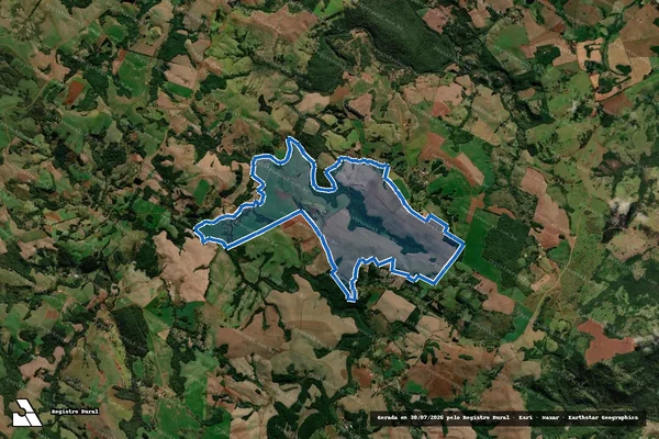 Imagem de satélite de Imóvel Sem Nome em Guarapuava - PR