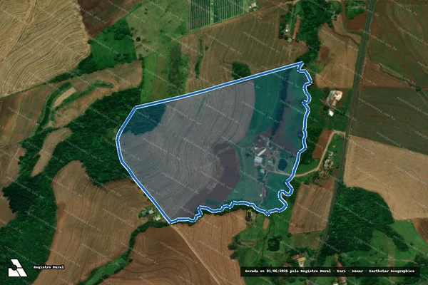 Imagem de satélite de LOTE RURAL Nº 29, DA GLEBA Nº 128-CP - Parcela 1 em Capanema - PR