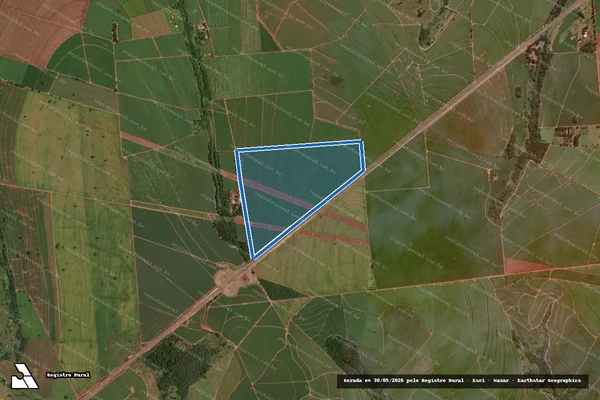 Imagem de satélite de Fazenda Santa Terezinha - Parcela 01 em Assis - SP