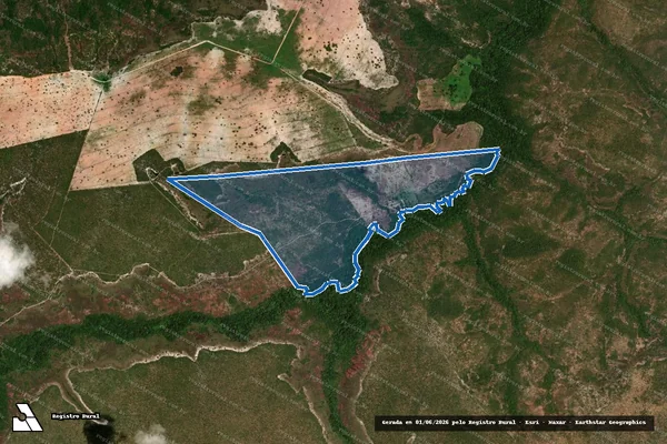 Imagem de satélite de Fazenda São Lazaro - Parte 1 em General Carneiro - MT