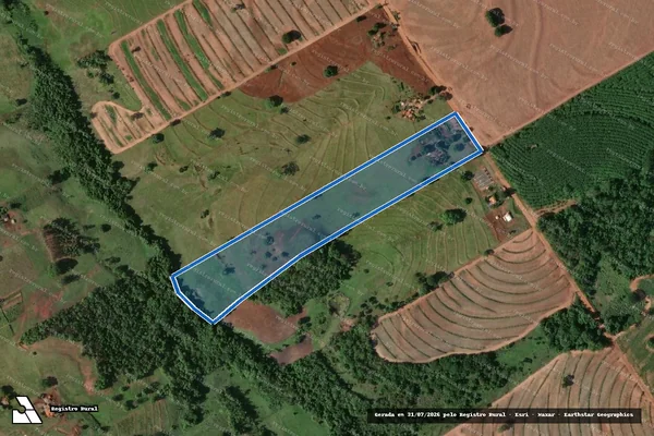 Imagem de satélite de Sitio Santo Antônio - Gleba B em Santa Albertina - SP