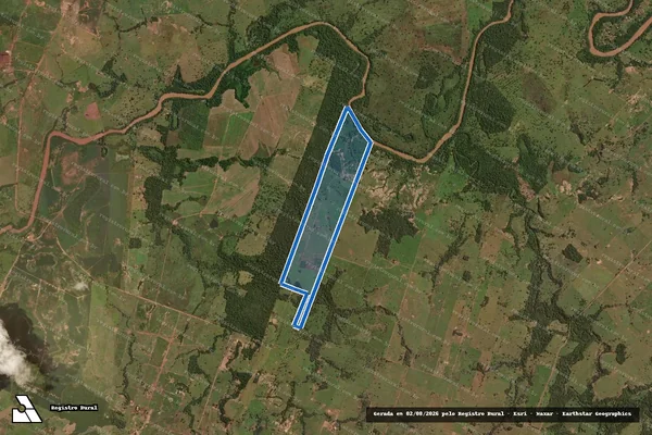 Imagem de satélite de FAZENDA VALE DOS BACURIS - Parte 1 em Rondonópolis - MT