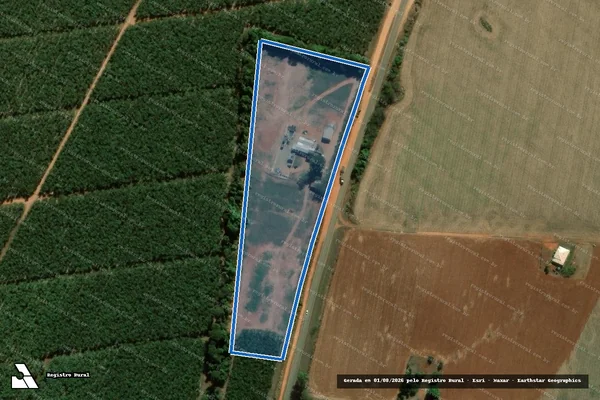 Imagem de satélite de Três Barras - Parte 1 em Delfinópolis - MG