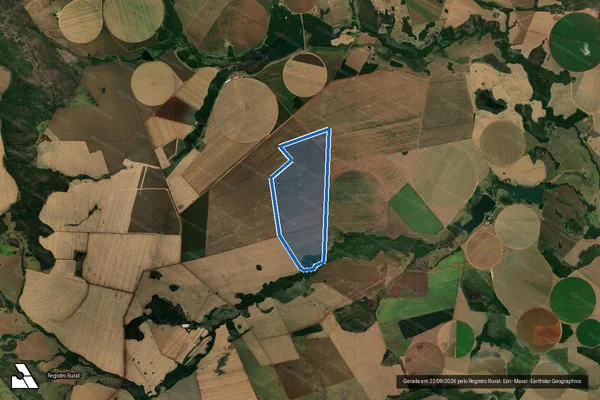 Imagem de satélite de FAZENDA NOVA ALIANÇA em Paraúna - GO