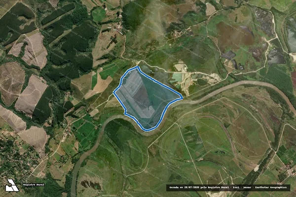 Imagem de satélite de Fazenda Vista Alegre / ÁREA REMANESCENTE em Lorena - SP