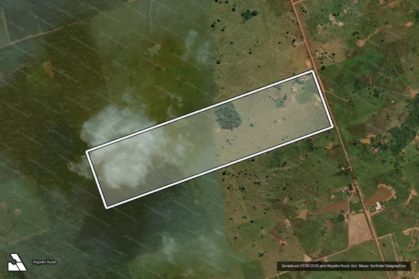 Imagem de satélite de Lote 153-Gleba R (Colônia Vista Alegre) - Parte 1 em Acrelândia - AC