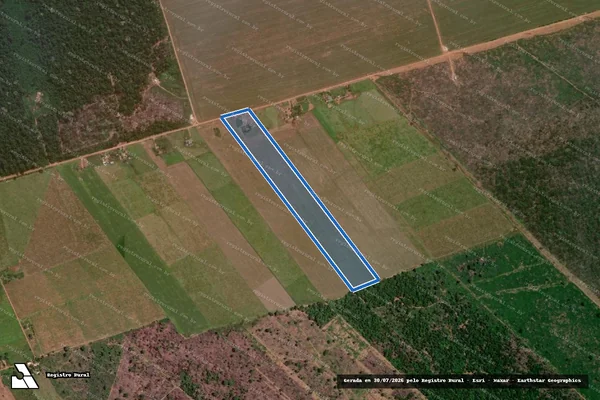 Imagem de satélite de Projeto de Assentamento Terra de Viver em Cláudia - MT