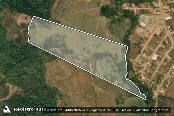 Imagem de satélite de Fazenda Floresta - GLEBA B em São José do Jacuri - MG