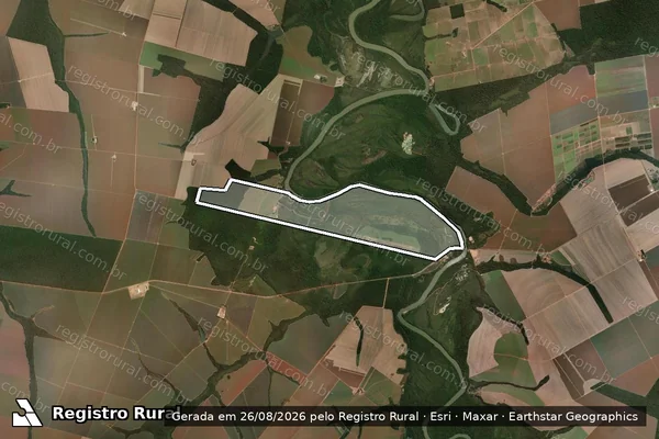 Imagem de satélite de FAZENDA OURO BRANCO I / FAZENDA OURO BRANCO I – PARTE 1 em Sorriso - MT