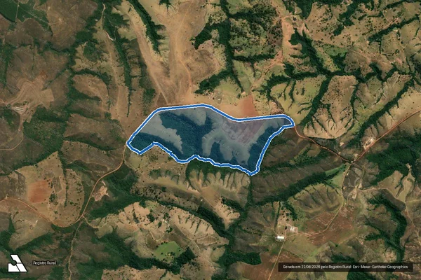 Imagem de satélite de FAZENDA ALAGOAS E CAIXETAS - Parte 2 em Patos de Minas - MG