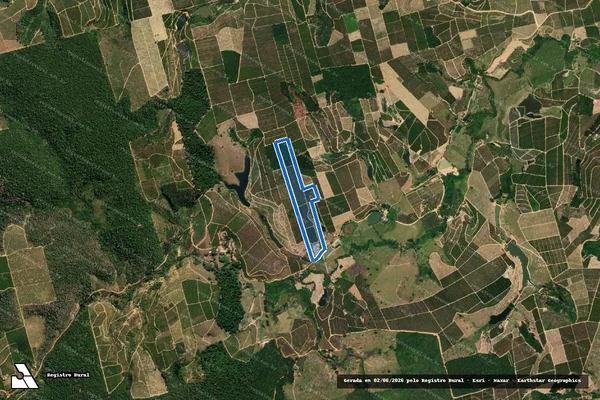 Imagem de satélite de Sítio São Luis - GLEBA 2 em Governador Lindenberg - ES