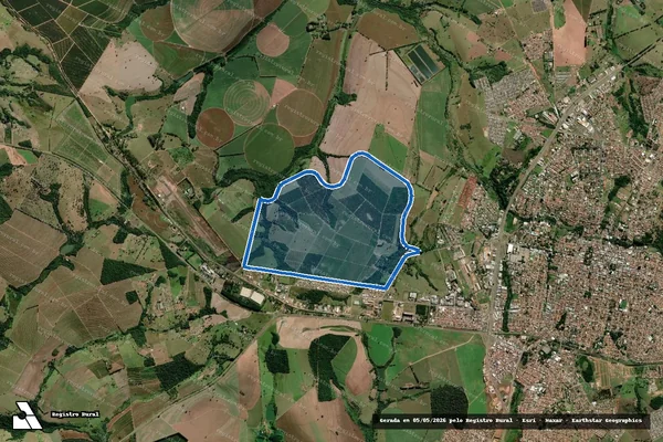 Imagem de satélite de Fazenda Sacramento em Avaré - SP