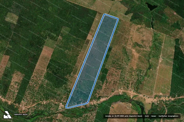Imagem de satélite de FAZENDA BARRA DA JUÇARA - Parte 1 em Parnarama - MA