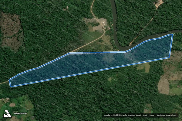 Imagem de satélite de P.A. Rio Cupari ? Lote 102 - P.A. Rio Cupari ? Lote 102 - Parte 1 em Aveiro - PA