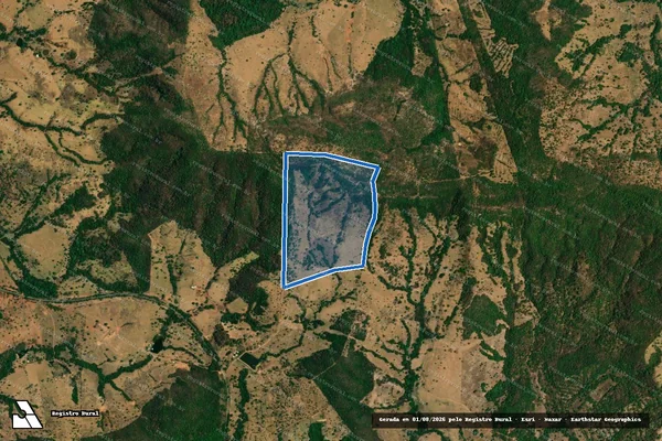 Imagem de satélite de FAZENDA SANTO ANTONIO DO CAIAPO PEQUENO - 001 em Iporá - GO