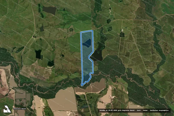 Imagem de satélite de Granja dos Eucaliptos - Granja dos Eucaliptos ? Gleba B em Santa Maria - RS