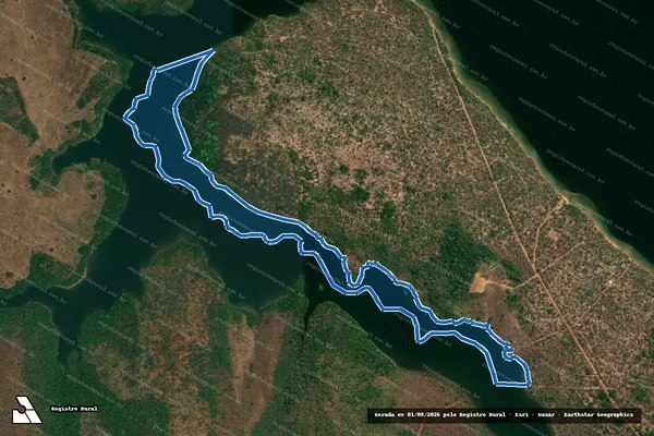 Imagem de satélite de Parte do Lote 43, do Loteamento Todos os Santos, Gleba 02 - Parte do Lote 43, do Loteamento Todos os Santos, Gleba 02 em Miracema do Tocantins - TO