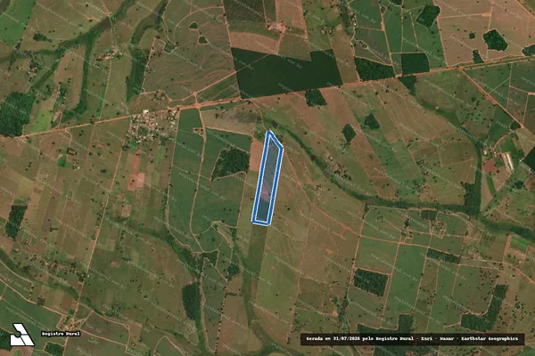Imagem de satélite de SÍTIO SÃO JOSÉ II - GLEBA B - GLEBA B em Pedranópolis - SP