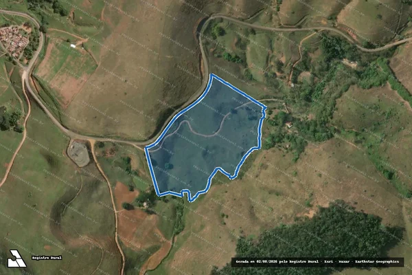 Imagem de satélite de FAZENDA CACHOEIRA ALTA - Parcela 1 em Miradouro - MG