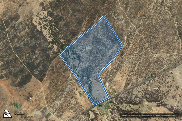 Imagem de satélite de Desafogado - Parcela 1 em São José do Sabugi - PB