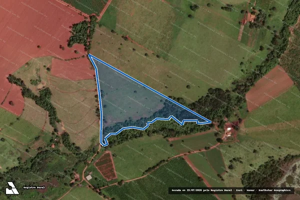 Imagem de satélite de Fazenda Peri ou Jundiaí - Gleba 02 em Uruana - GO