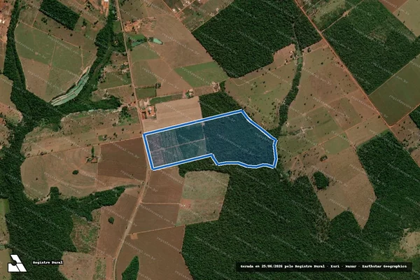Imagem de satélite de Lote n° 230 - DISTRITO INDUSTRIAL em Brasnorte - MT