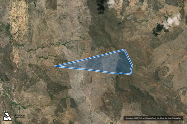 Imagem de satélite de Fazenda Girassol - Fazenda Girassol em Manoel Vitorino - BA