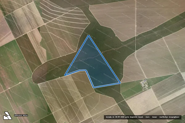 Imagem de satélite de Fazenda Bananal - Parcela 03 - Fazenda Bananal - Parcela 03 - Gleba 03 em Luís Eduardo Magalhães - BA