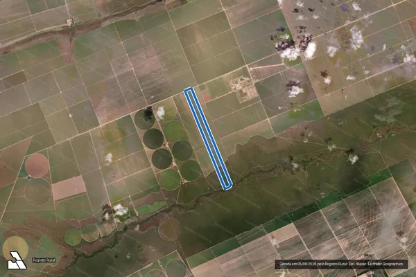 Imagem de satélite de FAZENDA AGROINDUSTRIAL CAMPANHOLI III - Parte 1 em São Desidério - BA