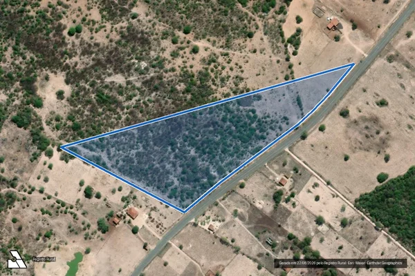 Imagem de satélite de FAZENDA MALHADAS - Parte 2 em Poço das Trincheiras - AL