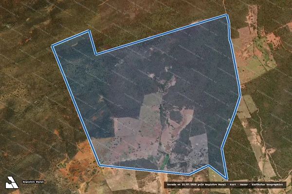 Imagem de satélite de VEREDA DA ALEGRIA, DATA PEIXE - Parte 1 em Queimada Nova - PI