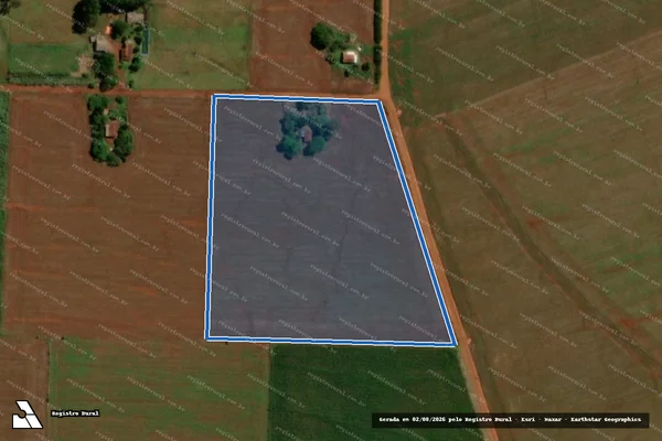 Imagem de satélite de Projeto de Assentamento Itamarati I ? CUT - LOTE 133 em Ponta Porã - MS
