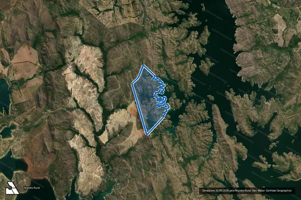 Imagem de satélite de FAZENDA MORRO REDONDO - 001 em Niquelândia - GO