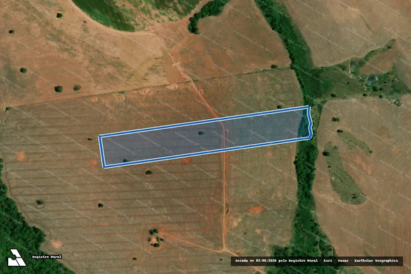Imagem de satélite de FAZENDA BOM JARDIM DA BARRA - 03 em Morrinhos - GO