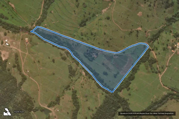 Imagem de satélite de Fazenda Jordão - Parcela 1 em Araguari - MG